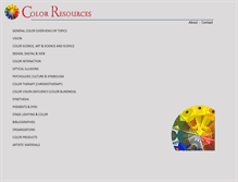 Tablet Screenshot of colorresources.com